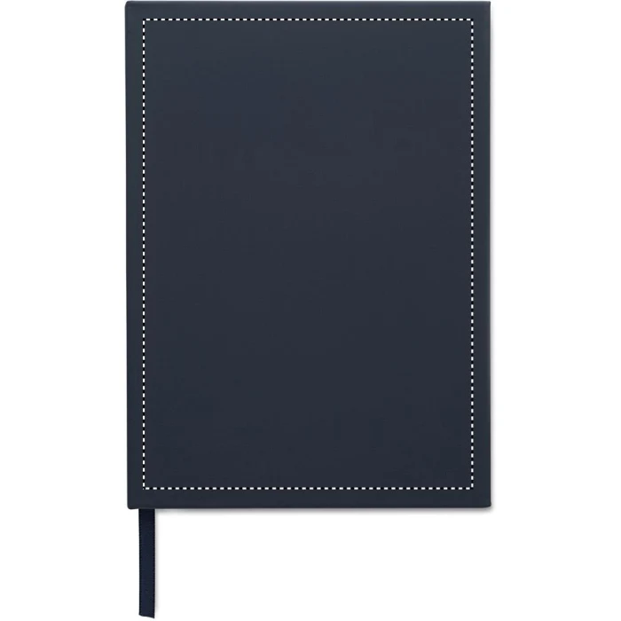 Schemat znakowania dla Tłoczenie - B na gadżecie: Granatowy notes A5 Routine z logo, 416 stron, eko okładka