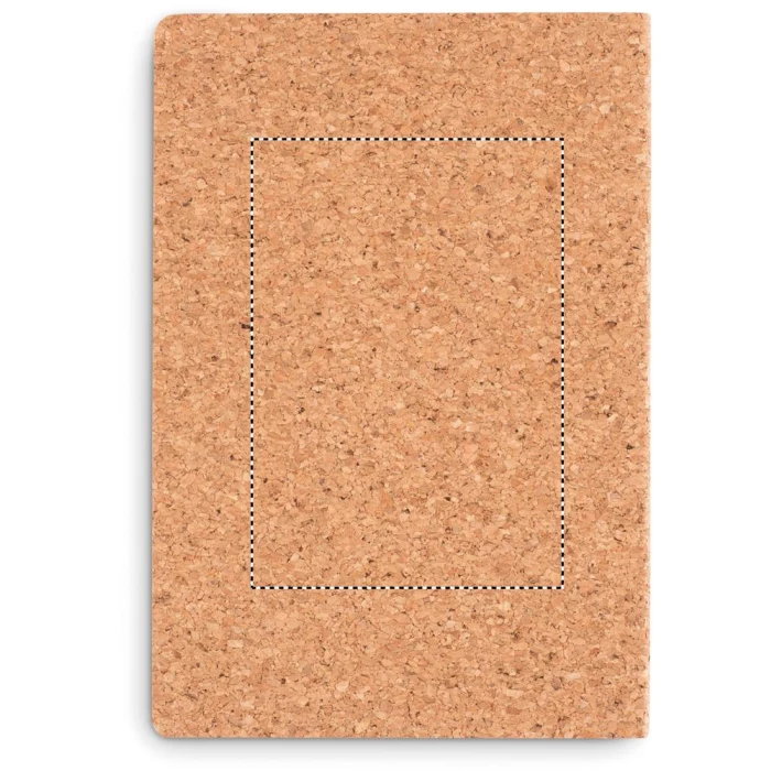 Schemat znakowania dla Grawerowanie laserowe - L4 na gadżecie: Notes korkowy A5 Beżowy z logo – 192 strony eco dla firm