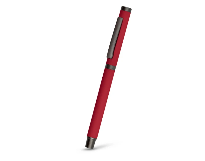 Czerwony długopis żelowy Geraldine z nadrukiem logo