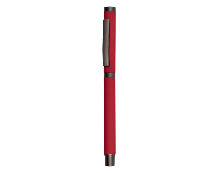 Czerwony długopis żelowy Geraldine z nadrukiem logo