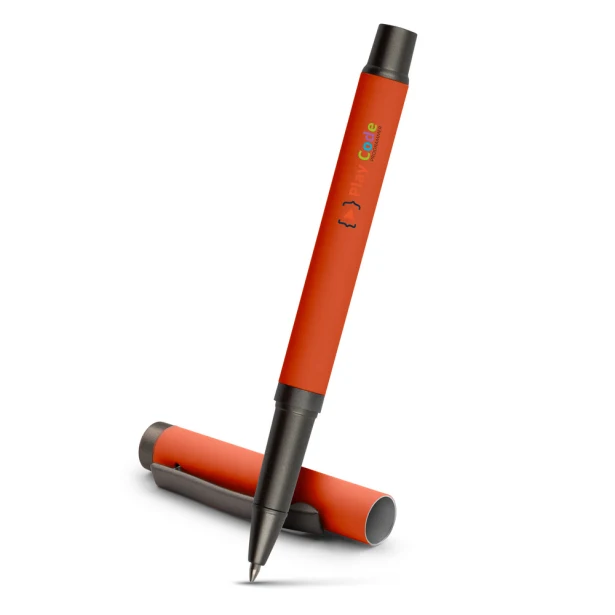 Długopis żelowy Geraldine pomarańczowy z logo firmy