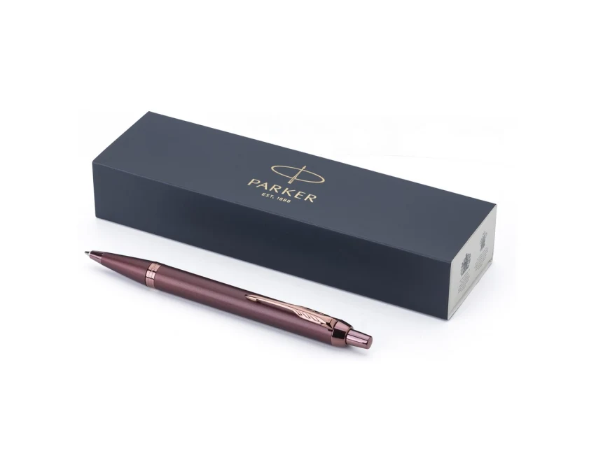 Parker IM Monochrome PVD niebieski z grawerem logo