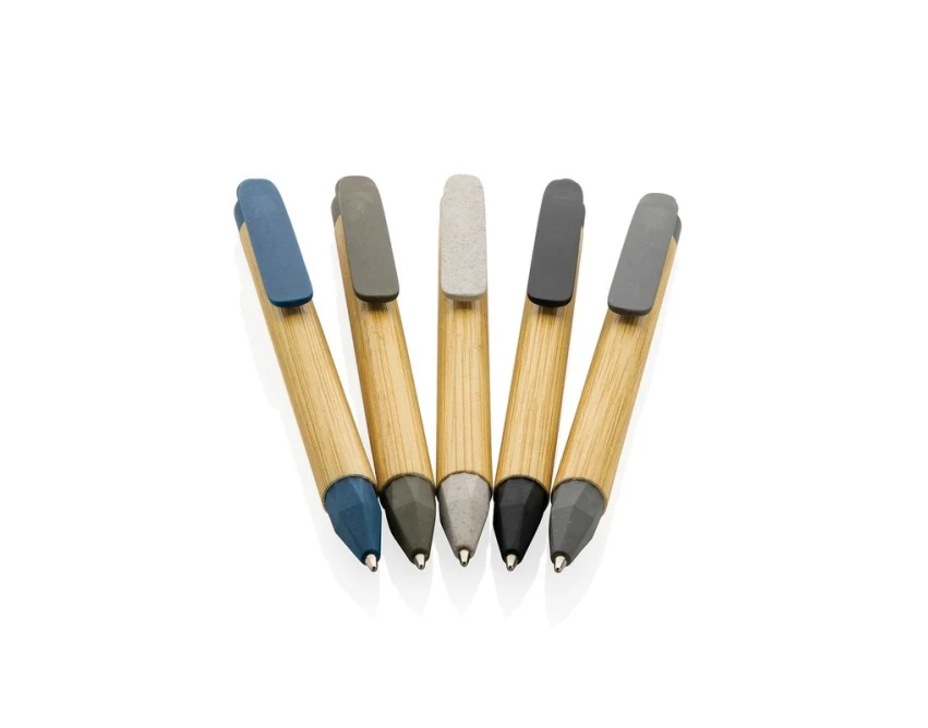 Zielony długopis eko z recyklingu z logo firmy