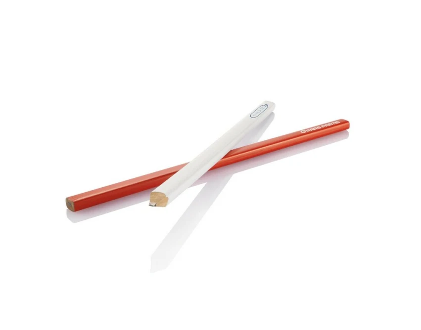 Ołówek stolarski drewniany 25 cm z nadrukiem UV