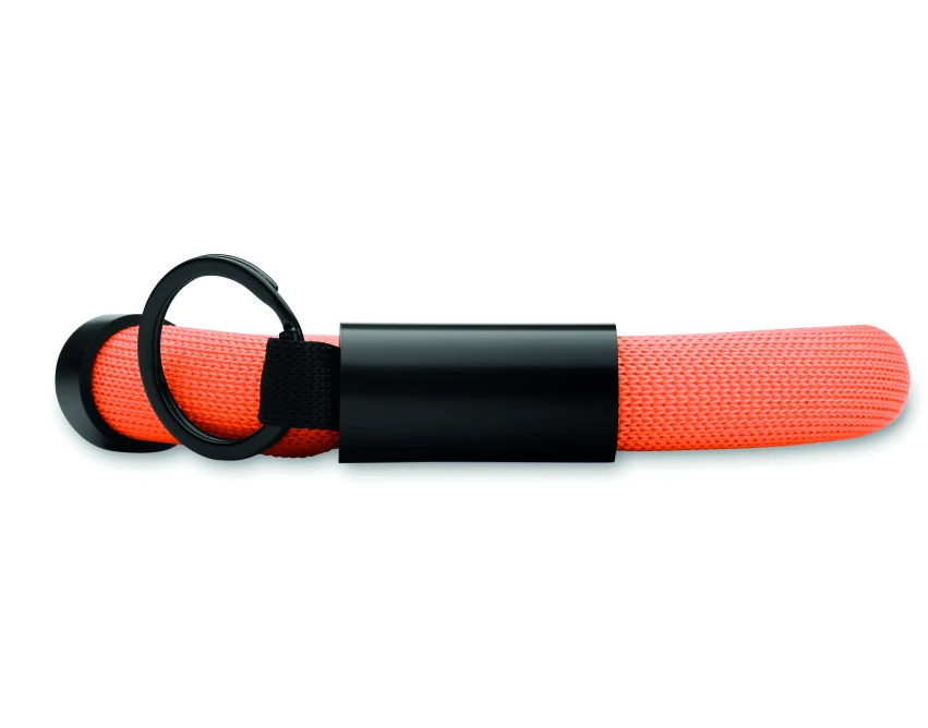 Pomarańczowy pływający brelok Polly z logo na rękę