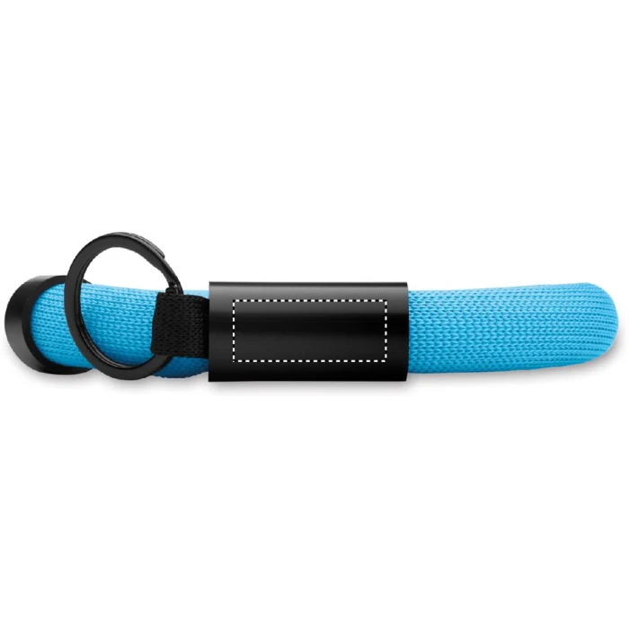 Schemat znakowania dla Tampondruk - P3 na gadżecie: Turkusowy pływający brelok Polly z logo – opaska na rękę