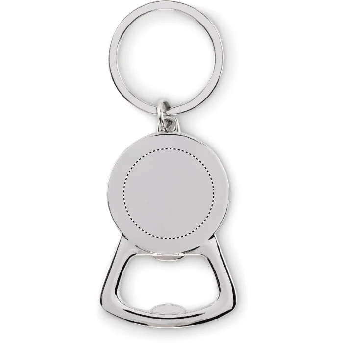 Schemat znakowania dla Doming - DO1 na gadżecie: Brelok bambusowy z otwieraczem i grawerem logo Keypop