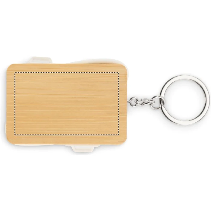 Schemat znakowania dla Grawerowanie laserowe - L2 na gadżecie: Bambusowy brelok z kablem 2w1 i logo – drewno, grawer