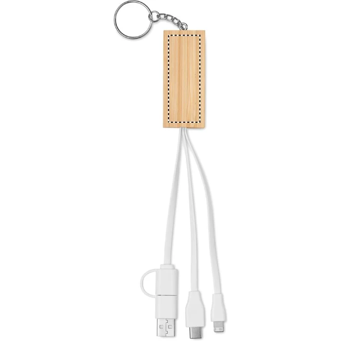Schemat znakowania dla Tampondruk - P4 na gadżecie: Bambusowy brelok 3w1 z podstawką i grawerem Clauerc