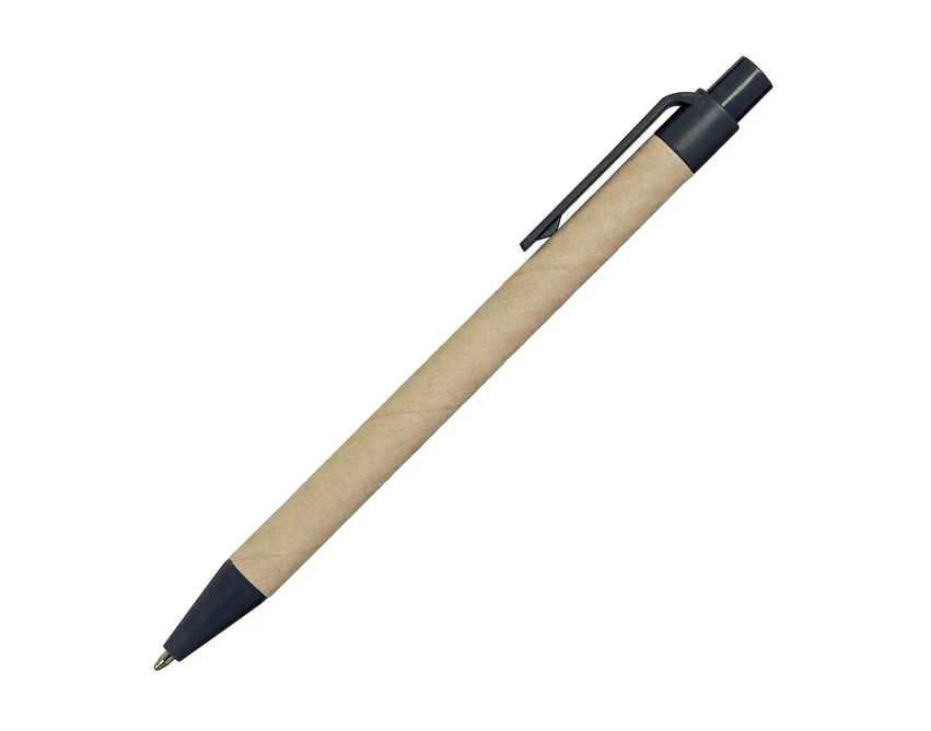 Czarny eko notes Kraft 90x140 z długopisem i gumką