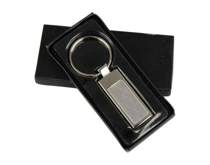 Srebrny brelok metalowy Stella z grawerem w pudełku