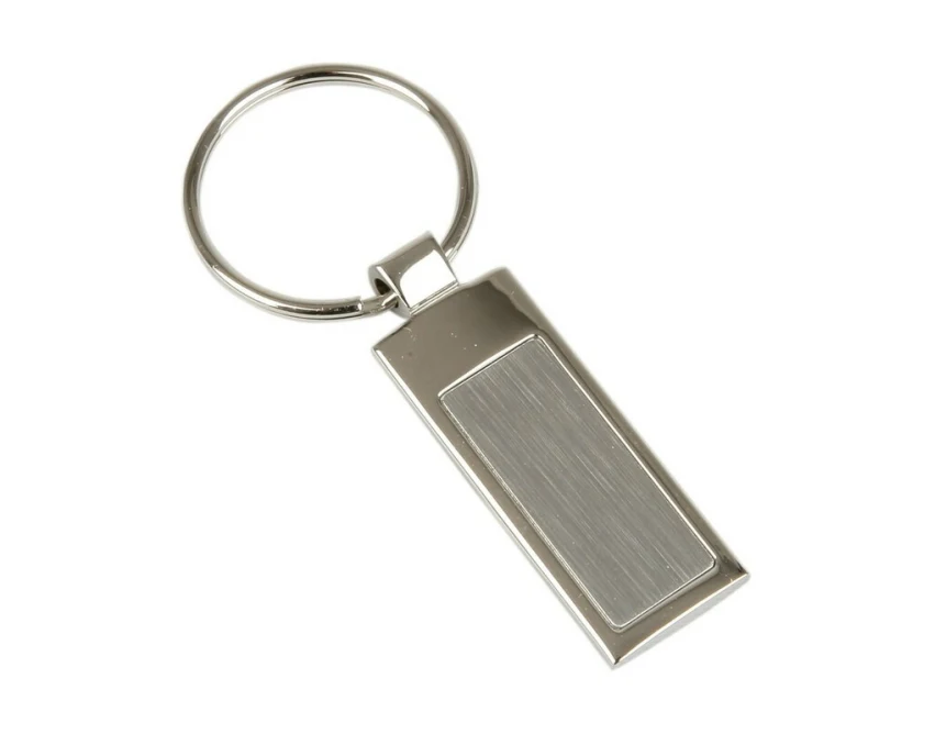 Srebrny brelok metalowy Stella z grawerem w pudełku