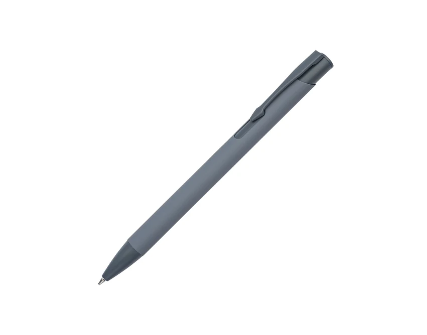 Długopis Cliko szary aluminium z recyklingu z logo