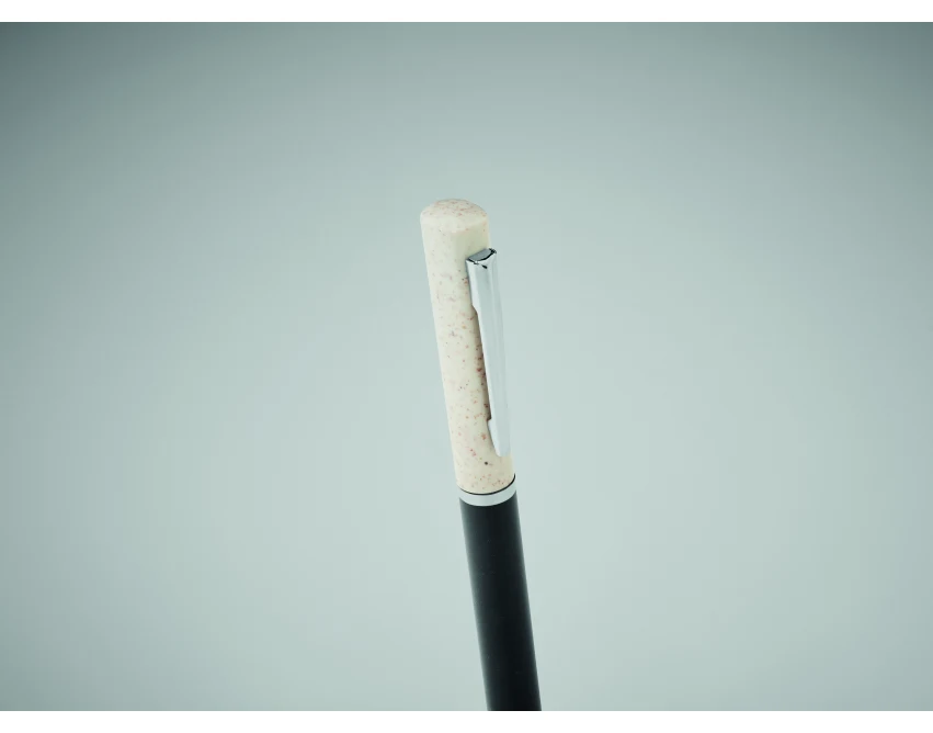 Biało-czarny eko długopis Maipen z logo dla firm