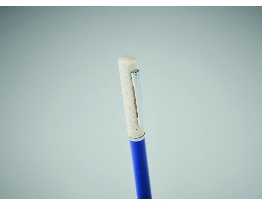 Ekologiczny długopis Maipen biało-niebieski z logo