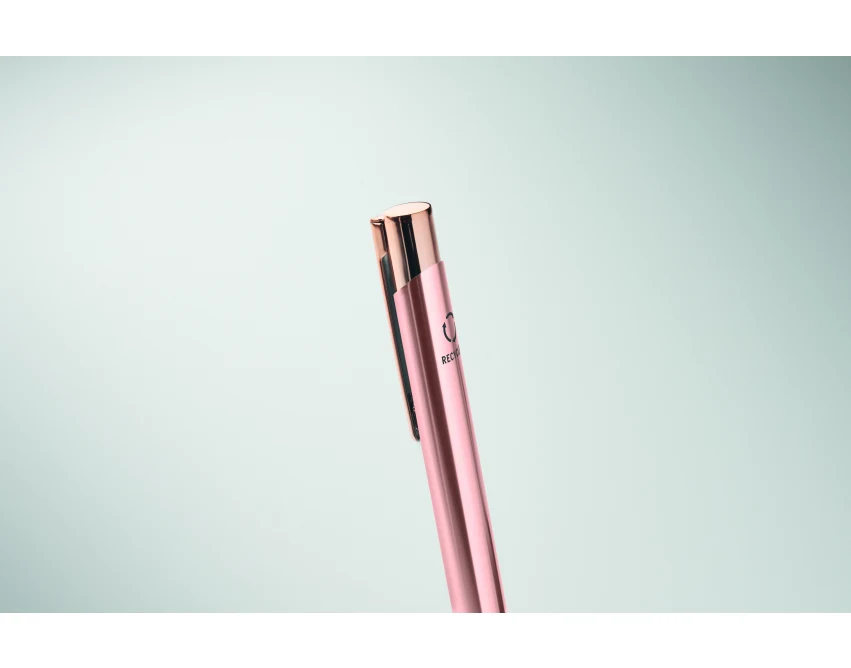 Długopis reklamowy rose gold z grawerem z recyklingu