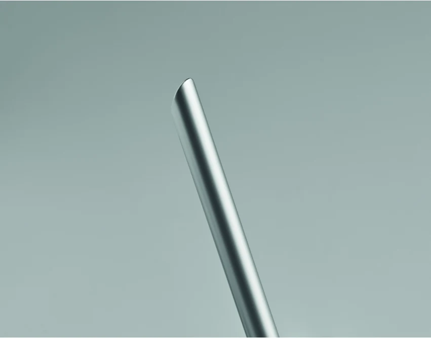 Wieczny ołówek aluminiowy srebrny mat z nadrukiem logo