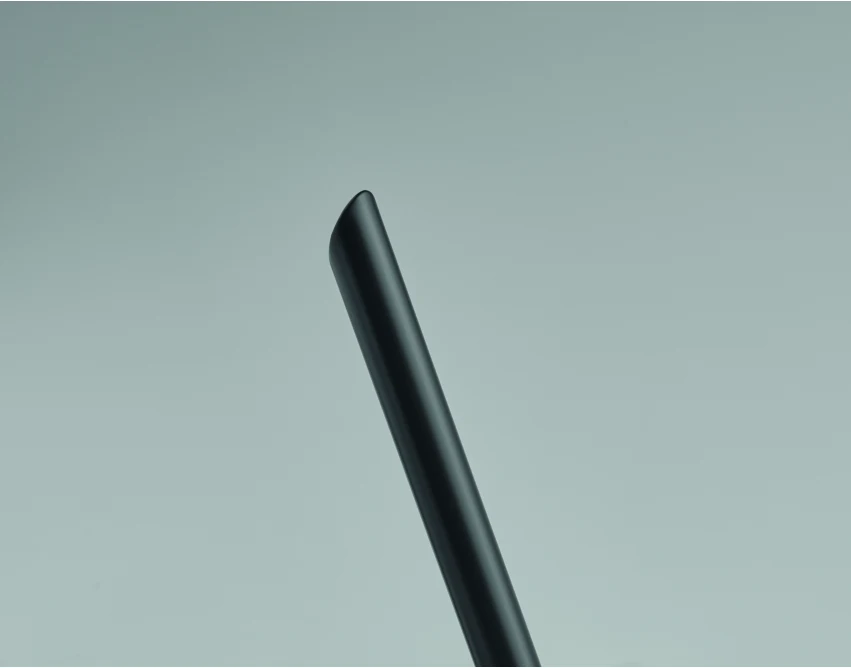 Czarny wieczny ołówek Penever z logo – aluminium premium