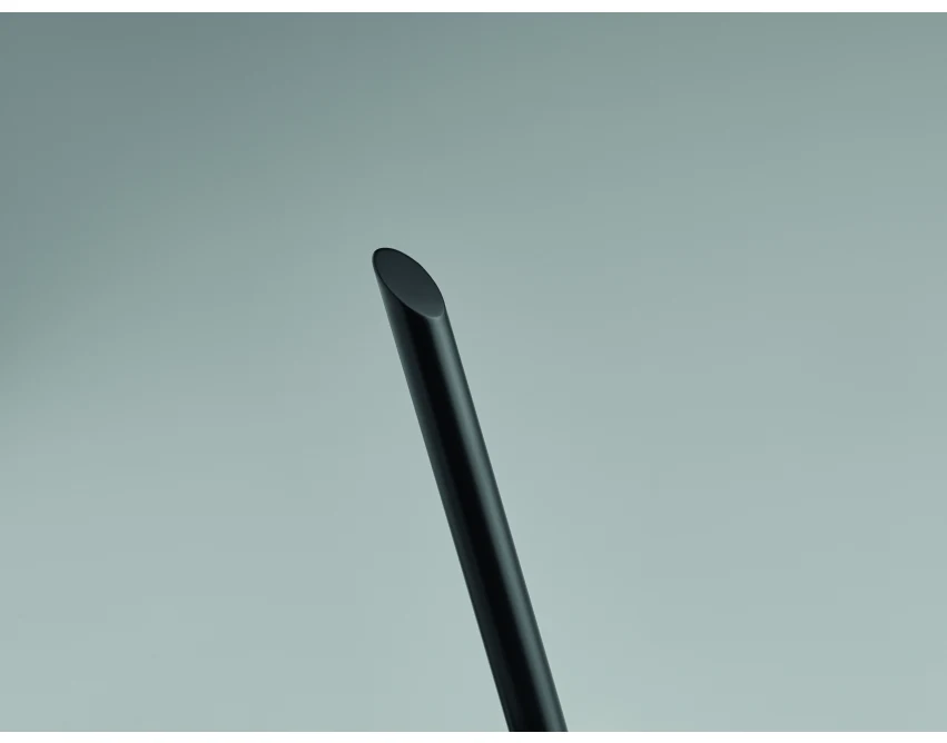 Czarny wieczny ołówek Penever z logo – aluminium premium