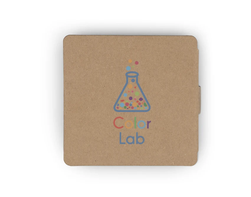 Ekologiczny zestaw kredek Alondra z logo w etui kraft