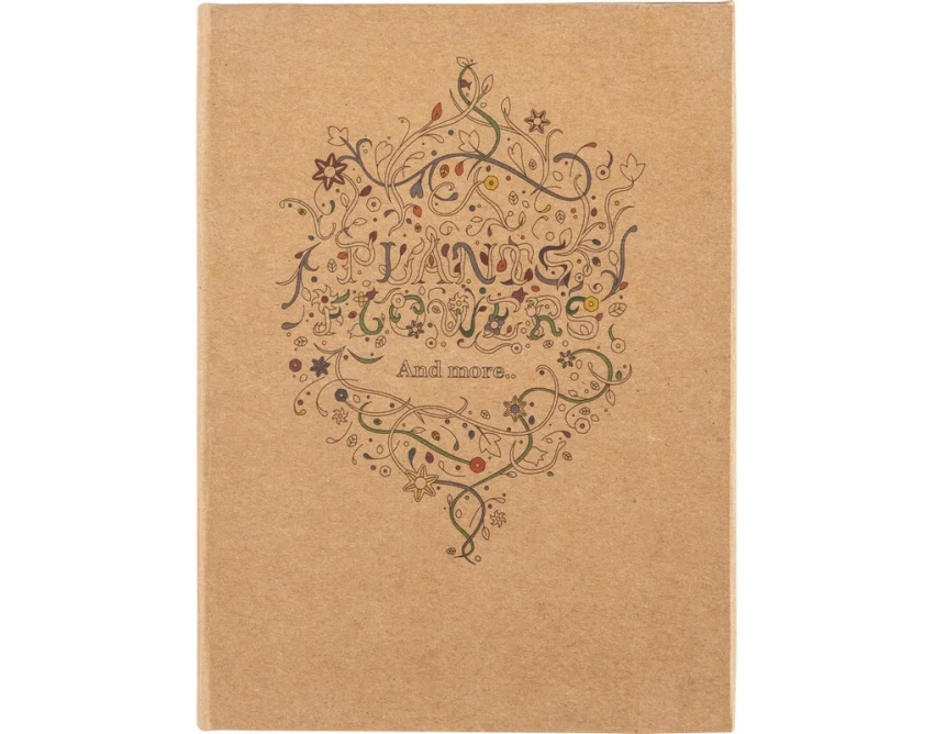 Kolorowanka dla dorosłych + 12 kredek z logo w kartoniku eco