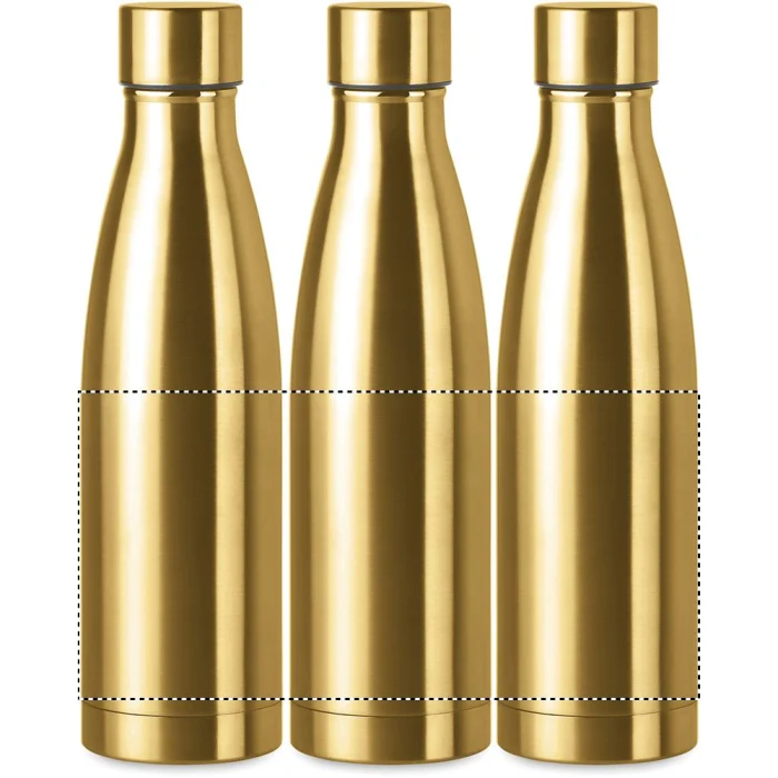 Schemat znakowania dla Grawerowanie laserowe 360° - RL na gadżecie: Złota butelka termiczna Belo 500 ml z logo – premium gadżet