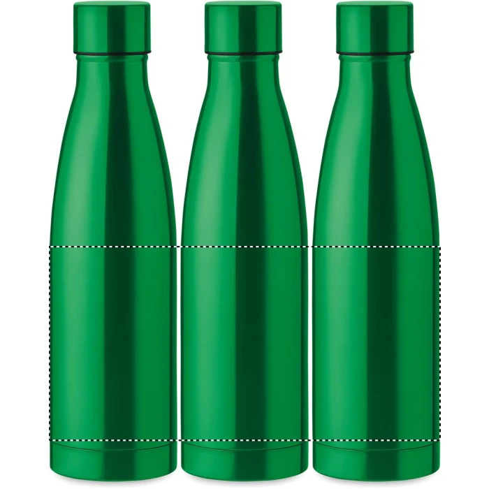 Schemat znakowania dla Grawerowanie laserowe 360° - RL na gadżecie: Zielona butelka termiczna Belo 500 ml z logo – stal nierdzewna