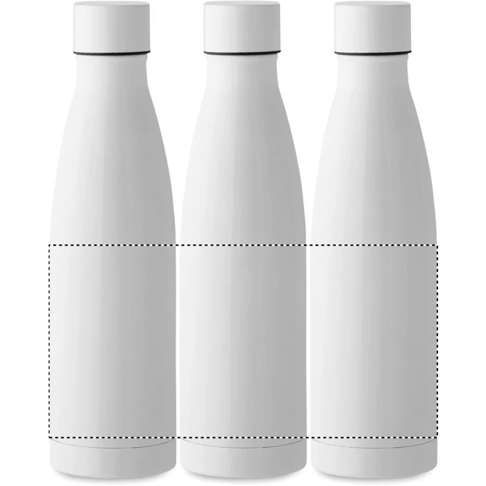 Schemat znakowania dla Grawerowanie laserowe 360° - RL na gadżecie: Biała butelka termiczna 500 ml z logo – stal nierdzewna