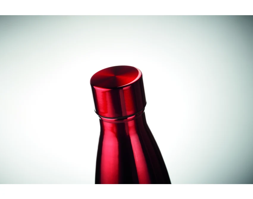 Belo Bottle 500 ml czerwona stalowa z logo – termiczna