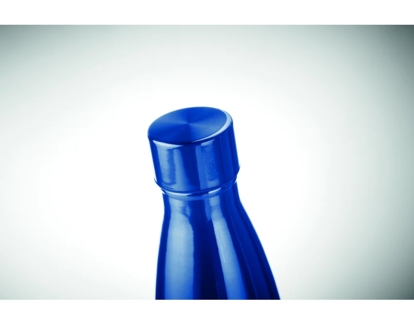 Stalowa butelka termiczna 500 ml Belo niebieska z logo