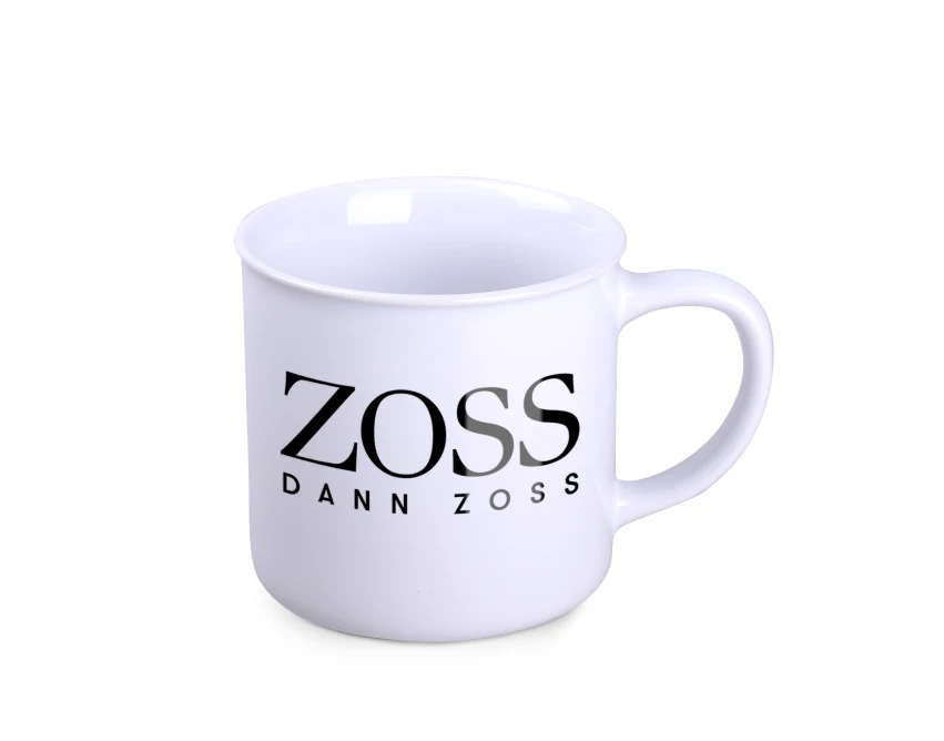 Kubek Loft 300 ml biały z nadrukiem logo – ceramika premium