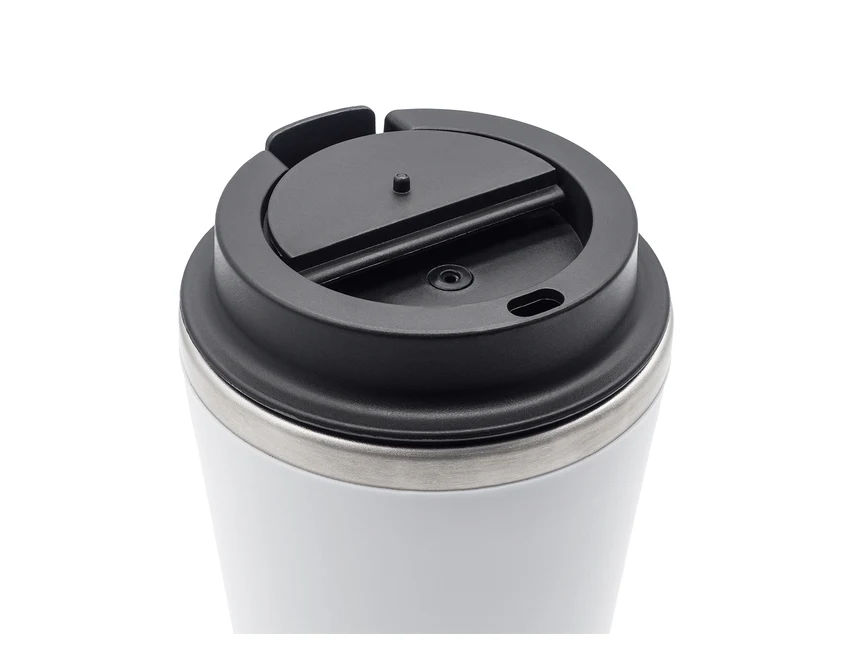 Kubek termiczny Andre 350ml biały z logo firmy