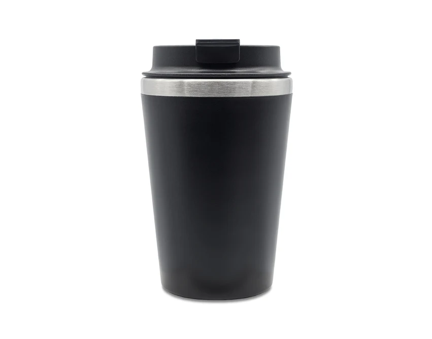 Kubek termiczny Andre 350 ml czarny z logo firmy