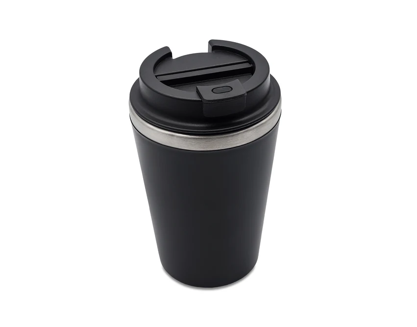 Kubek termiczny Andre 350 ml czarny z logo firmy