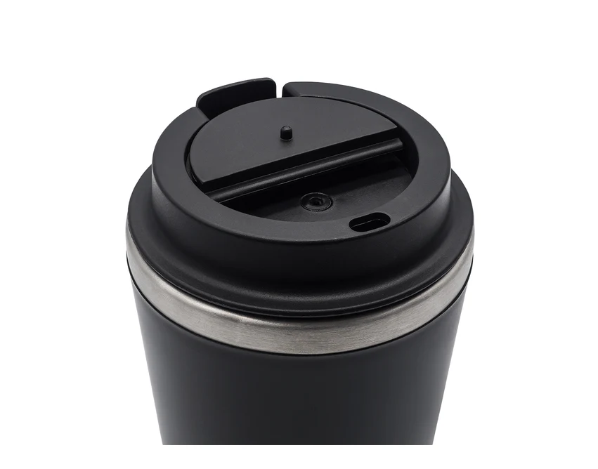 Kubek termiczny Andre 350 ml czarny z logo firmy