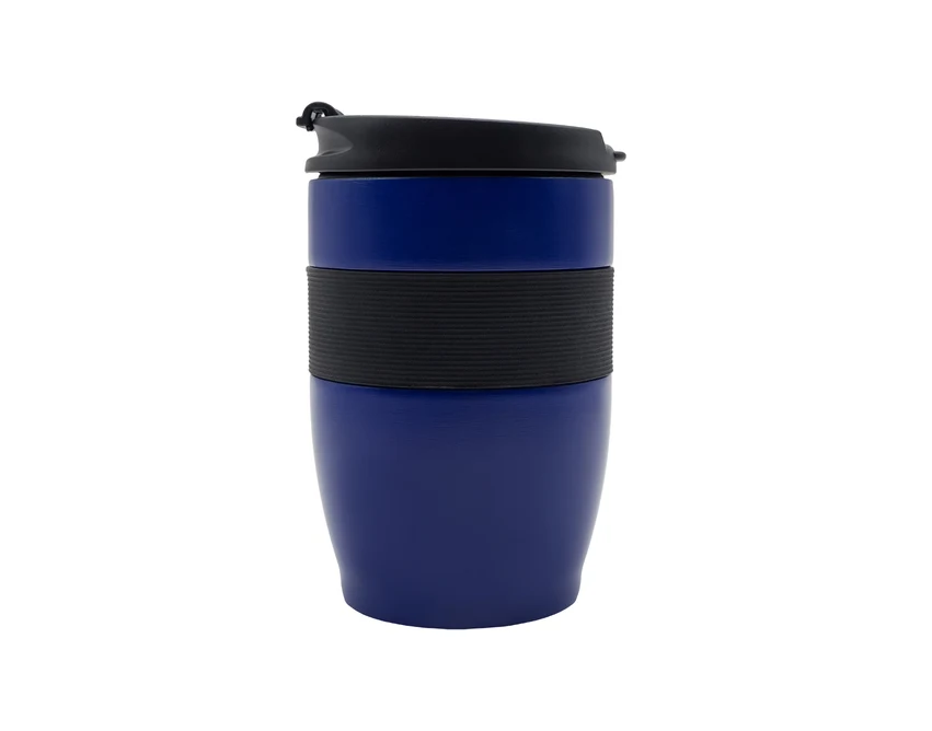 Kubek termiczny Carol 300 ml niebieski z logo firmy