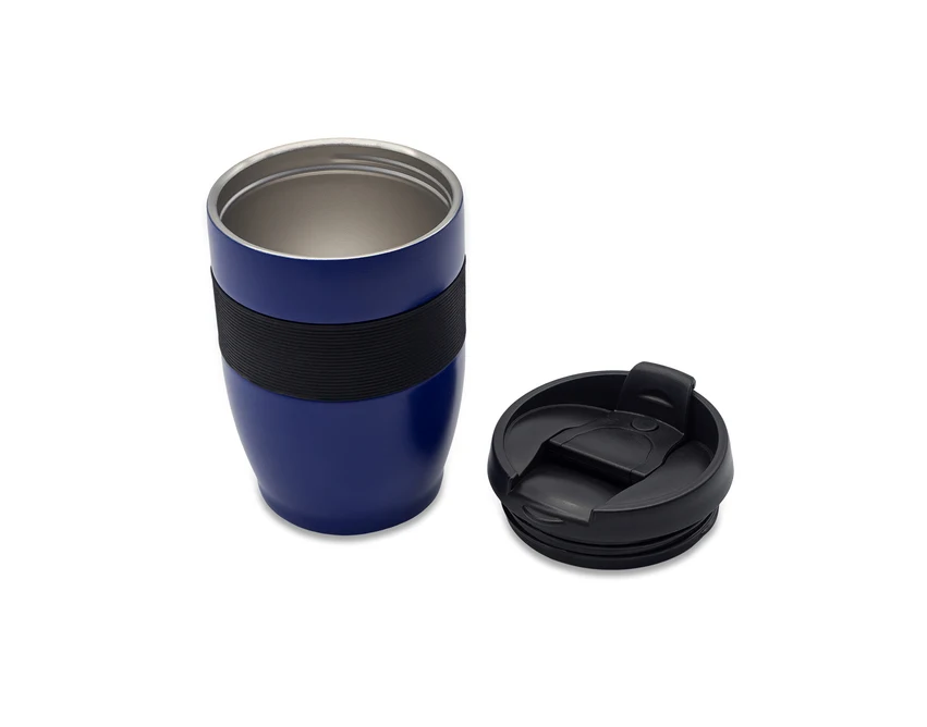 Kubek termiczny Carol 300 ml niebieski z logo firmy