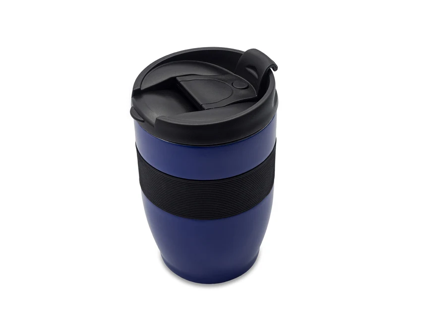 Kubek termiczny Carol 300 ml niebieski z logo firmy