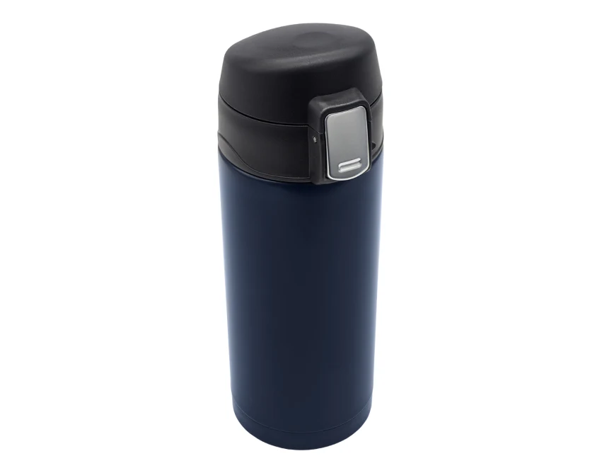 Granatowy kubek termiczny Bergen 340 ml z logo firmy