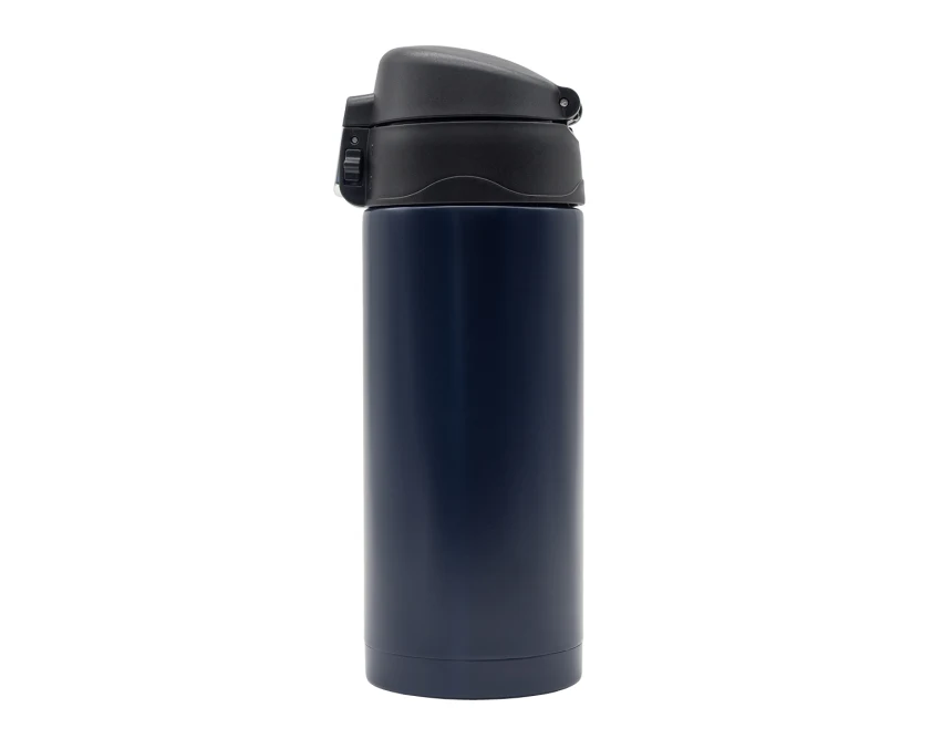 Granatowy kubek termiczny Bergen 340 ml z logo firmy