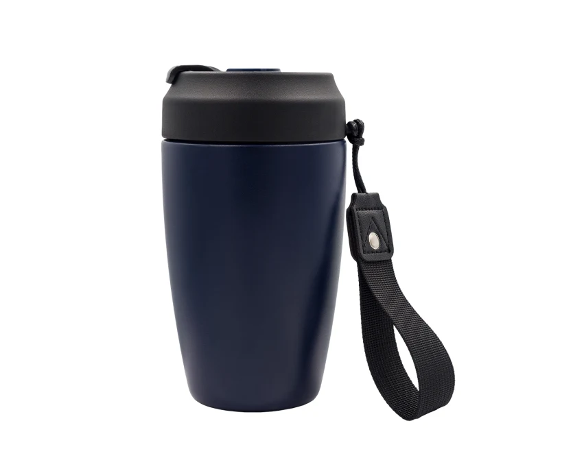 Kubek termiczny Viko 380 ml granatowy z grawerem logo