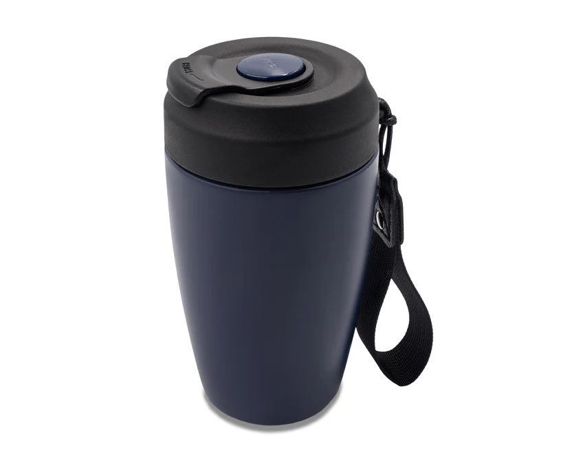 Kubek termiczny Viko 380 ml granatowy z grawerem logo