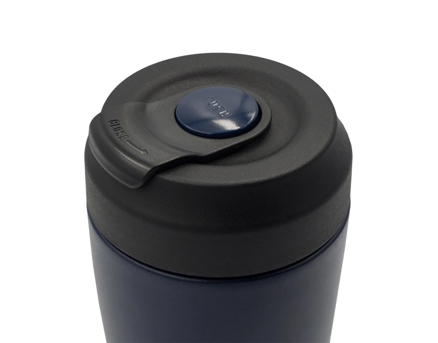 Kubek termiczny Viko 380 ml granatowy z grawerem logo