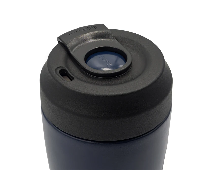 Kubek termiczny Viko 380 ml granatowy z grawerem logo