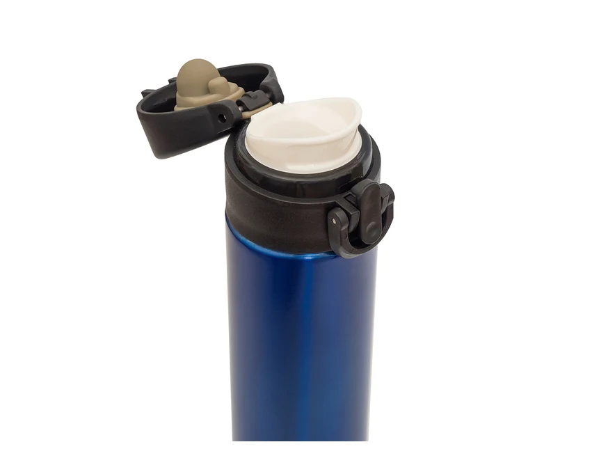 Niebieski kubek termiczny Moline 350 ml z logo firmy