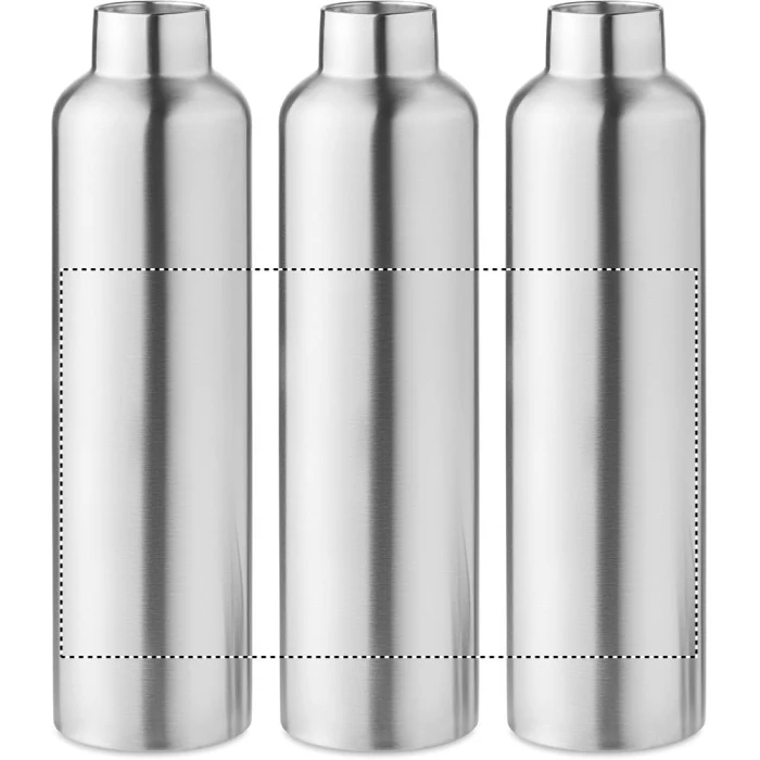 Schemat znakowania dla Grawerowanie laserowe 360° - RL na gadżecie: Butelka termiczna 1L srebrny mat z bambusową pokrywką