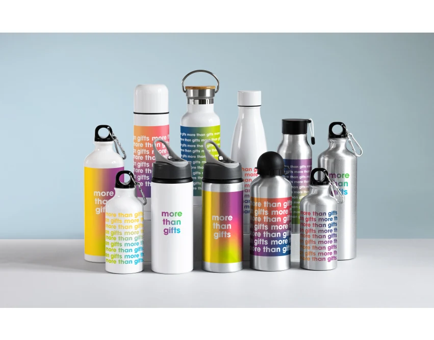 Termos tytanowy 500ml Chan z logo firmy – kolor tytanowy