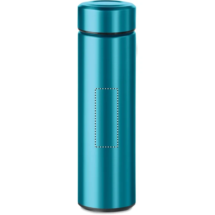 Schemat znakowania dla Tampondruk - P5 na gadżecie: Termos Patago 425 ml turkusowy z zaparzaczem i logo