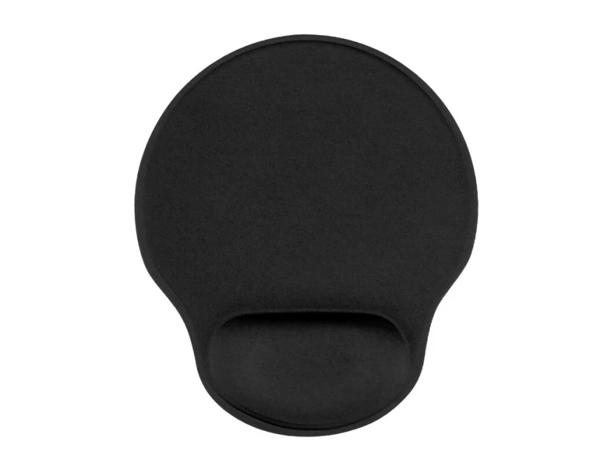 Czarna podkładka Dario z logo – ergonomia i nadruk dla firm