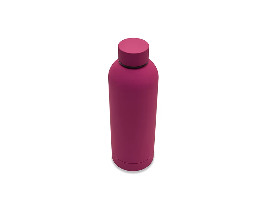 Butelka termiczna Mendoza 500 ml magenta z logo firmy